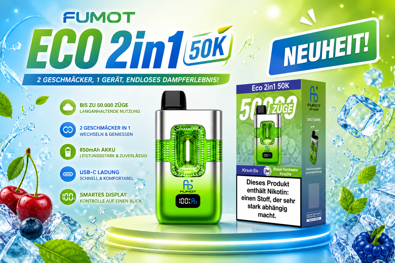 FUMOT ECO 50K 2in1 - Neuheit