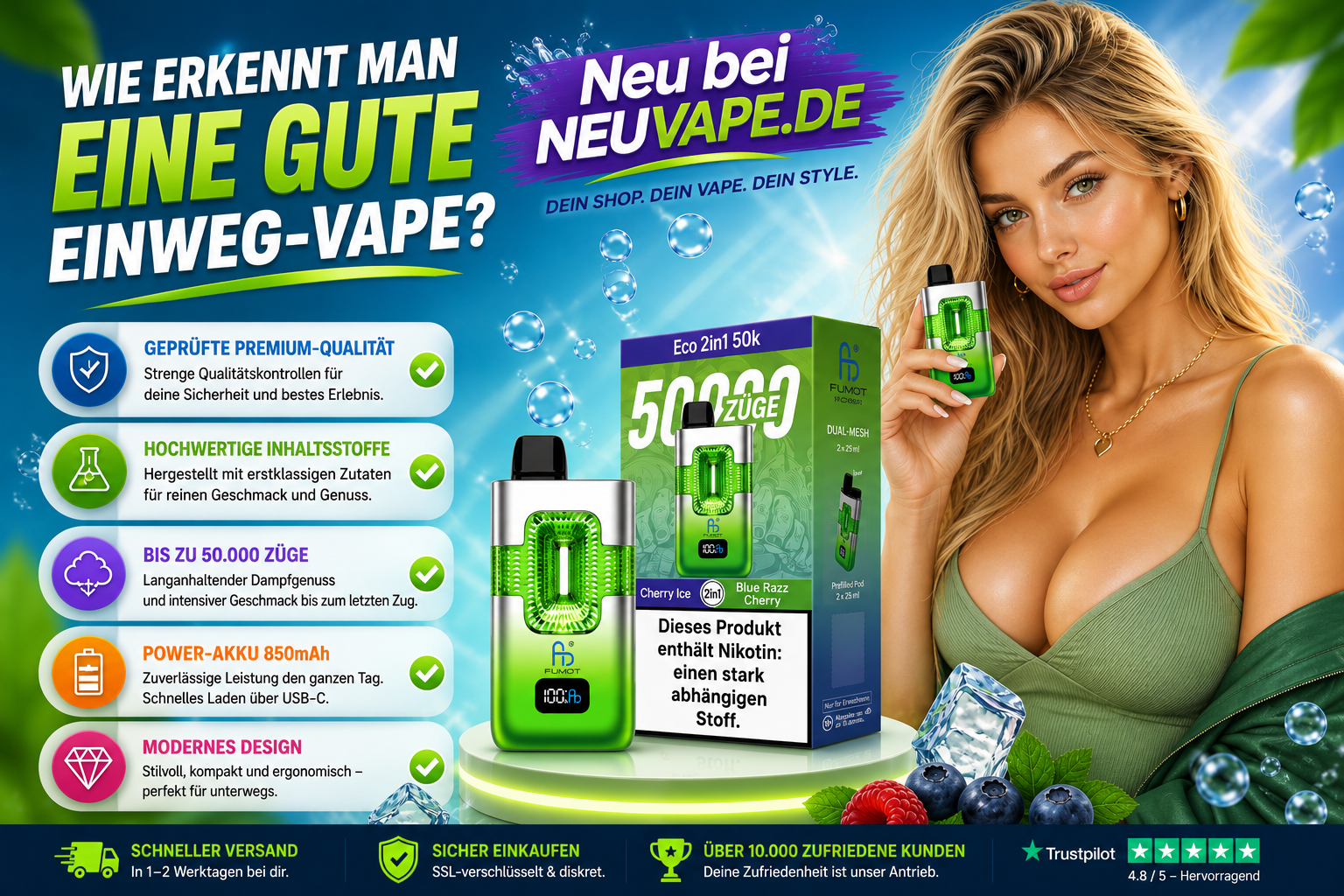 Premium Einweg-Vape Qualität