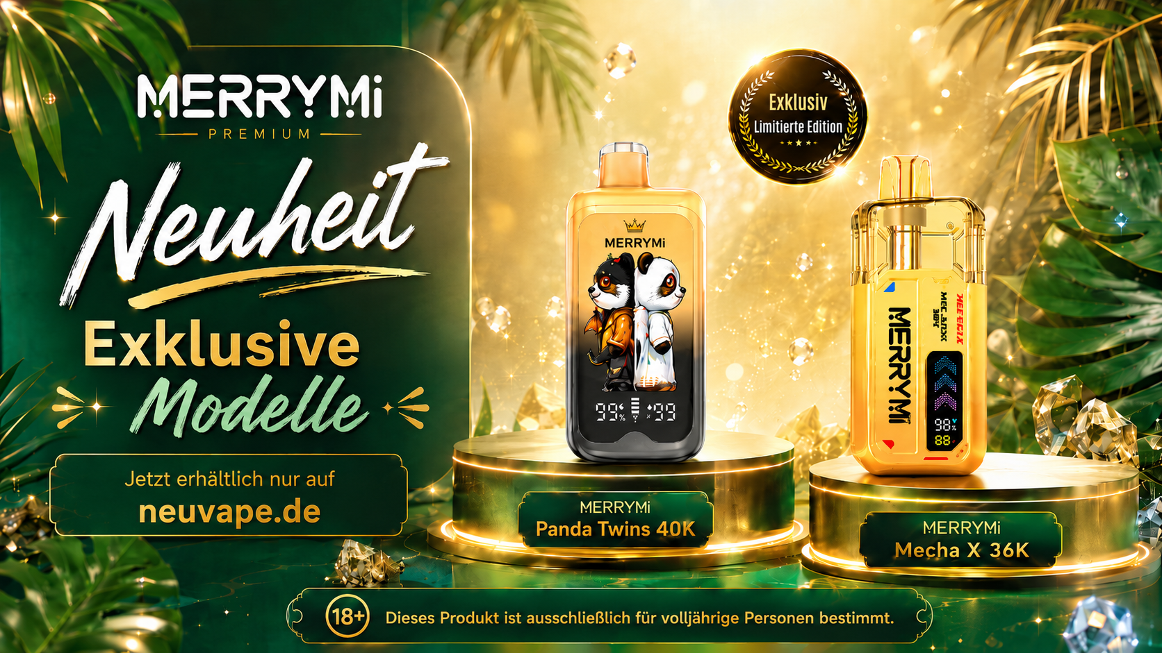 MerryMi Premium - neue und exklusive Einweg-Vape-Modelle